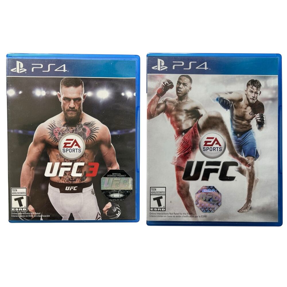 EA Sports UFC + UFC 3 PS4 Game Bundle